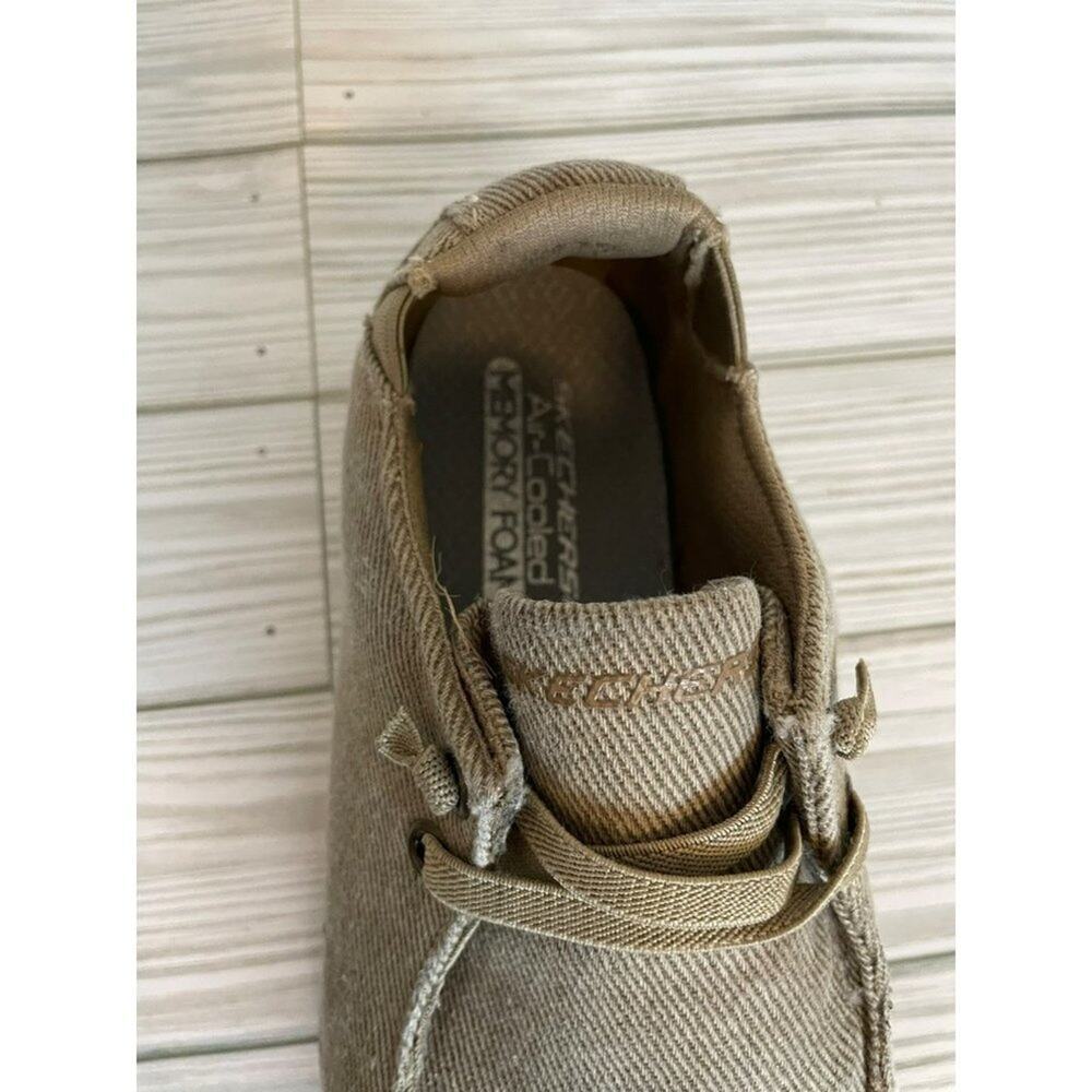 Skechers Brown slip on sneaker air-cooled memory foam Size 4 - Picture 11 of 16